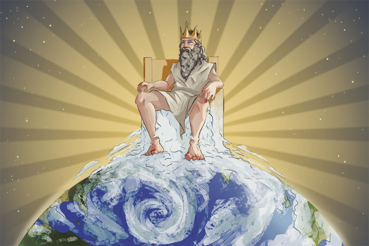 The king that some believe should dominate everyone is God (kingdom of God): The Bible says he will reign over the earth.